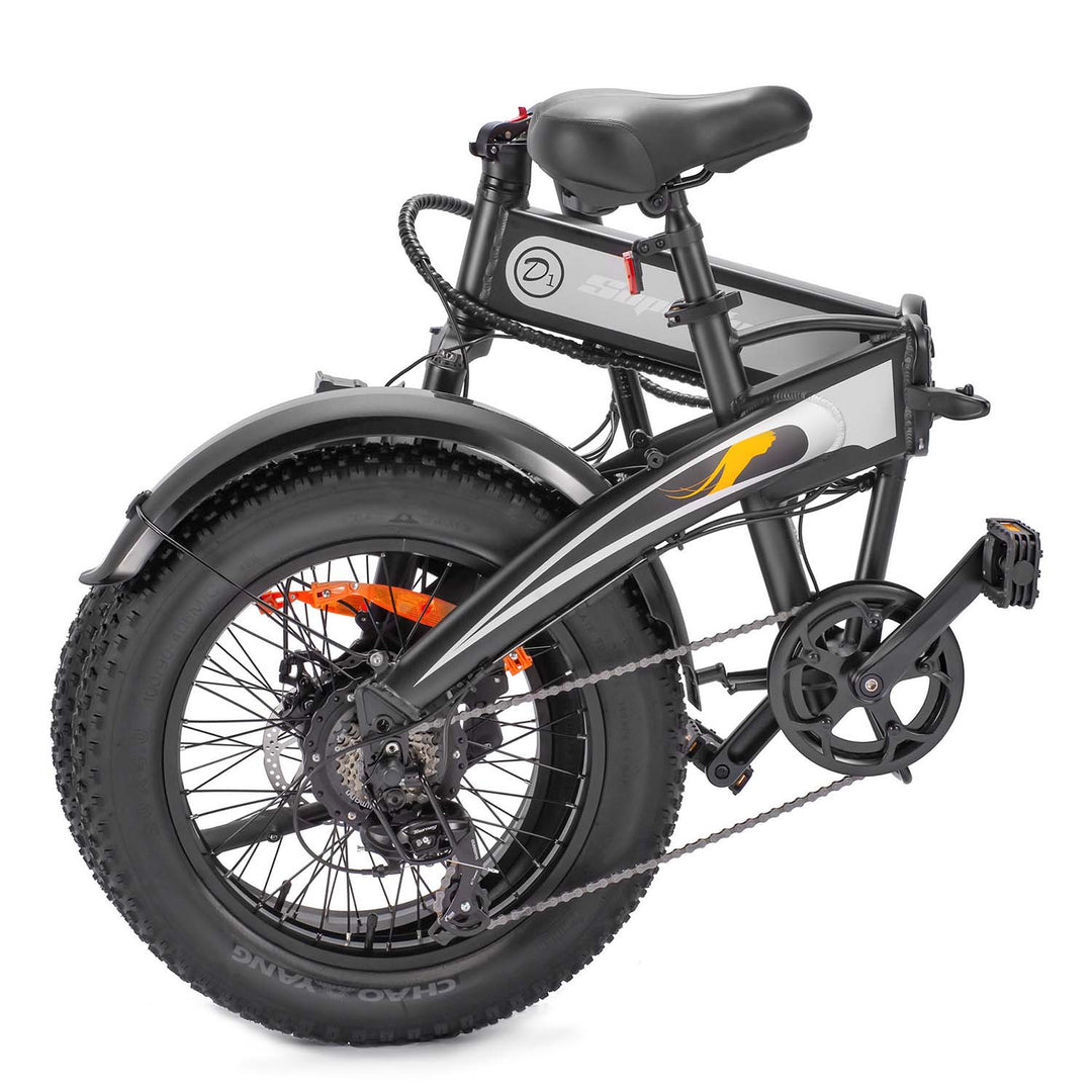Superfun D1 500w Foldable Electric Bike 20 x 4.0 inch Fat Tire