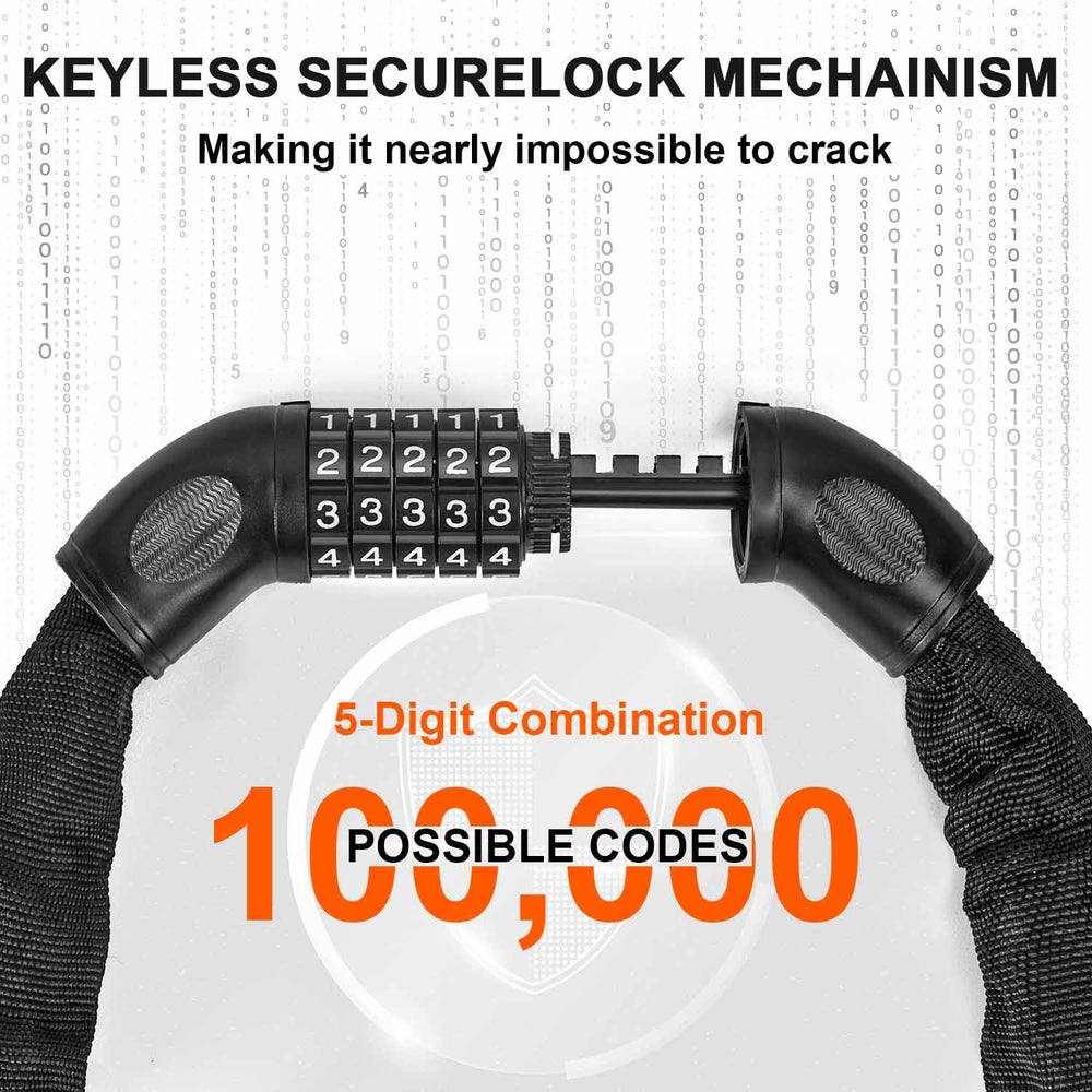 Bike Chain Lock for Electric Scooter Ebike