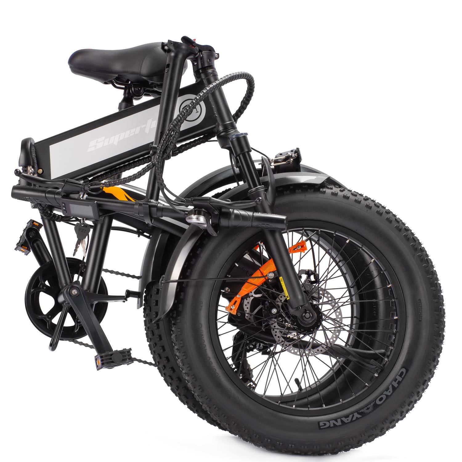 Superfun D1 500w Foldable Electric Bike with 20 x 4.0 inch Fat Tire